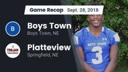 Recap: Boys Town  vs. Platteview  2018