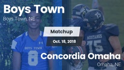 Matchup: Boys Town High vs. Concordia Omaha 2018