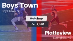 Matchup: Boys Town High vs. Platteview  2019