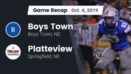 Recap: Boys Town  vs. Platteview  2019