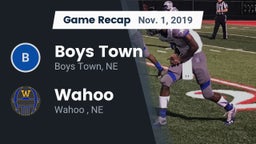 Recap: Boys Town  vs. Wahoo  2019