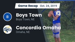 Recap: Boys Town  vs. Concordia Omaha 2019