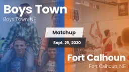 Matchup: Boys Town High vs. Fort Calhoun  2020