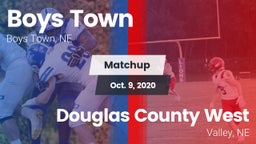 Matchup: Boys Town High vs. Douglas County West  2020