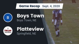 Recap: Boys Town  vs. Platteview  2020