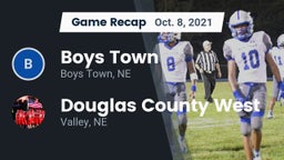 Recap: Boys Town  vs. Douglas County West  2021