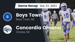 Recap: Boys Town  vs. Concordia Omaha 2021