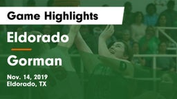 Eldorado  vs Gorman  Game Highlights - Nov. 14, 2019