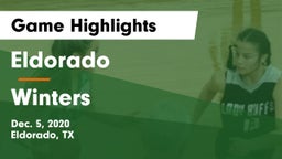 Eldorado  vs Winters Game Highlights - Dec. 5, 2020