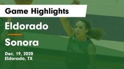 Eldorado  vs Sonora  Game Highlights - Dec. 19, 2020