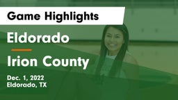 Eldorado  vs Irion County  Game Highlights - Dec. 1, 2022