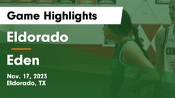 Eldorado  vs Eden  Game Highlights - Nov. 17, 2023