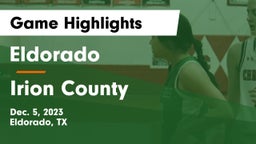 Eldorado  vs Irion County  Game Highlights - Dec. 5, 2023