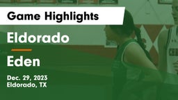 Eldorado  vs Eden Game Highlights - Dec. 29, 2023