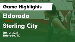 Eldorado  vs Sterling City  Game Highlights - Jan. 2, 2024