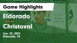 Eldorado  vs Christoval  Game Highlights - Jan. 23, 2024