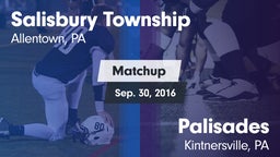 Matchup: Salisbury Township vs. Palisades  2016