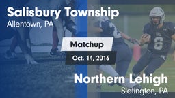 Matchup: Salisbury Township vs. Northern Lehigh  2016