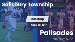 Matchup: Salisbury Township vs. Palisades  2017