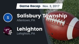 Recap: Salisbury Township  vs. Lehighton  2017