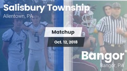 Matchup: Salisbury Township vs. Bangor  2018