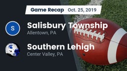 Recap: Salisbury Township  vs. Southern Lehigh  2019