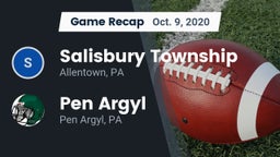 Recap: Salisbury Township  vs. Pen Argyl  2020