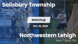 Matchup: Salisbury Township vs. Northwestern Lehigh  2020