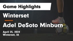 Winterset  vs Adel DeSoto Minburn Game Highlights - April 25, 2024
