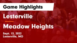 Lesterville  vs Meadow Heights Game Highlights - Sept. 13, 2022