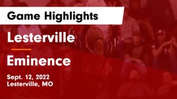 Lesterville  vs Eminence  Game Highlights - Sept. 12, 2022