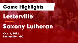 Lesterville  vs Saxony Lutheran  Game Highlights - Oct. 1, 2022
