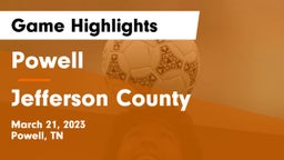 Powell  vs Jefferson County  Game Highlights - March 21, 2023
