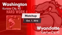 Matchup: Washington High vs. Wyandotte  2016