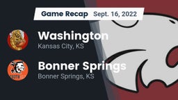 Recap: Washington  vs. Bonner Springs  2022