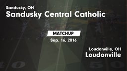 Matchup: Sandusky Central vs. Loudonville  2016