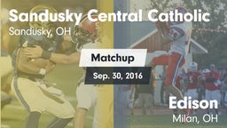 Matchup: Sandusky Central vs. Edison  2016