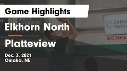 Elkhorn North  vs Platteview  Game Highlights - Dec. 3, 2021