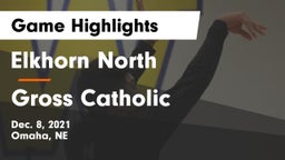 Elkhorn North  vs Gross Catholic  Game Highlights - Dec. 8, 2021