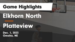 Elkhorn North  vs Platteview  Game Highlights - Dec. 1, 2023