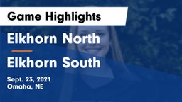 Elkhorn North  vs Elkhorn South  Game Highlights - Sept. 23, 2021