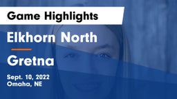 Elkhorn North  vs Gretna  Game Highlights - Sept. 10, 2022
