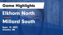 Elkhorn North  vs Millard South  Game Highlights - Sept. 15, 2022