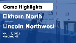 Elkhorn North  vs Lincoln Northwest Game Highlights - Oct. 18, 2022