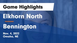 Elkhorn North  vs Bennington  Game Highlights - Nov. 4, 2022