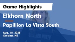 Elkhorn North  vs Papillion La Vista South  Game Highlights - Aug. 18, 2023