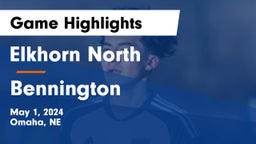 Elkhorn North  vs Bennington  Game Highlights - May 1, 2024