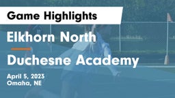 Elkhorn North  vs Duchesne Academy Game Highlights - April 5, 2023