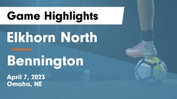 Elkhorn North  vs Bennington  Game Highlights - April 7, 2023