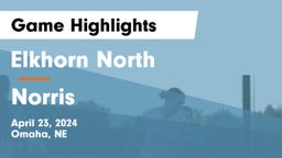 Elkhorn North  vs Norris  Game Highlights - April 23, 2024